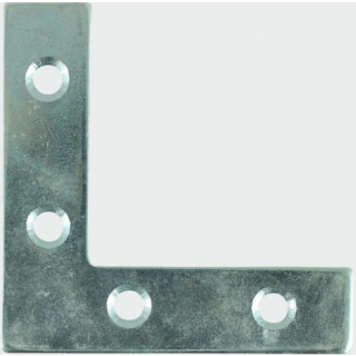 75CPLP 75 X 75 X 16MM CORNER PLATES ZINC4PK