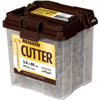 Reisser Cutter Tubs 5.0 X 80 C/W 2 X 25 Torsion Bits (400)