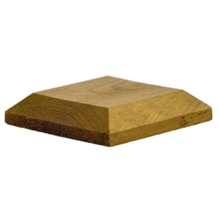 Brown Treated Post Cap 3 X 3 Post