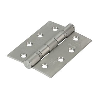 334052 101X76X3mm Grade 13 FD Hinges Satin Stainless Steel
