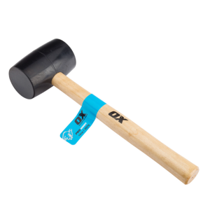 OX TRADE BLACK RUBBER MALLET 16 OZ