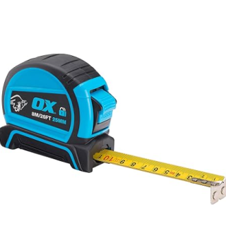 Ox-P505208 Ox Pro Dual Auto Lock Tape Measure - 8m