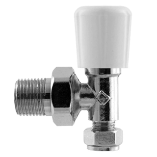 OPTIMA ANG RADIATOR VALVE  VALVE 15MM CHROME PLATED COLUMN