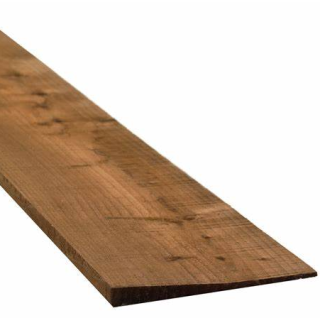 Unseasoned Sawn 125 X 22 Featheredge Brown 3m FSC