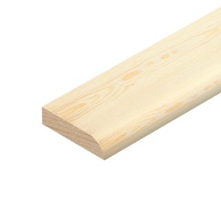 TM660 Round One Edge Pine Cover 34mm X 9 X 2.4m PEFC