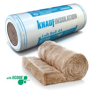 Knauf Glass Loft Roll Insulation (Combi-Cut) 150mm 8.05m (9.18M2)