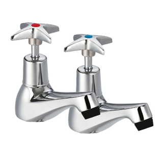298620CP PRO X TOP BASIN PILLAR TAPS (PAIR)