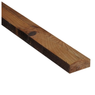 50 x 35 X 1.83 Brown Treated Timber FSC Capping Flat