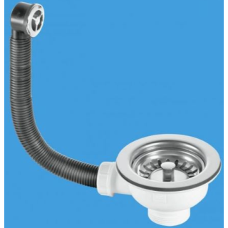 MCALPINE BASKET STRAINER WASTE SS BWSTOFFS