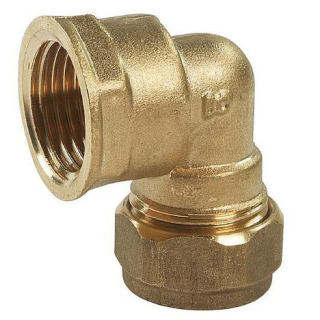 Compression Elbow 15Mm X 1/2 Female