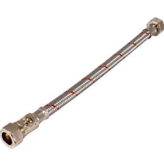 Flexible Tap Connector 15X1/2X300Mm-Std Bore Wras