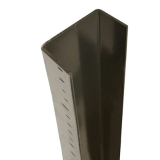 2100MM SEPIA BROWN DURAPOST U CHANNEL 56 X 30MM