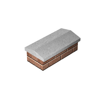 TWICE WEATHERED COPING 355 X 610MM COP126