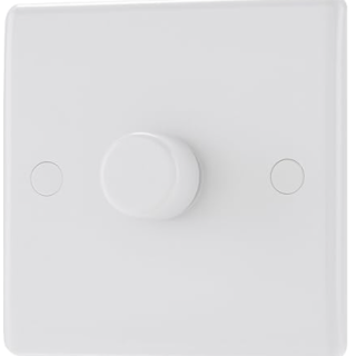 881P-01 WHITE NEXUS MOULDED 400W SINGLE DIMMER SWITCH