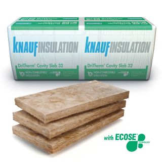 Knauf Dritherm Cavity Slab Insulation 32 100mm 3.28m2 Per Pack