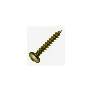 4X40MM OLIVE GREY PAN HEAD TIMBER SCREWS DURAPOST (BAG10)