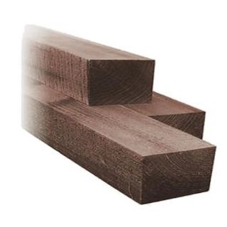Unseasoned Sawn 75 X 100 Brown Treated Fence Post 2.4 FSC