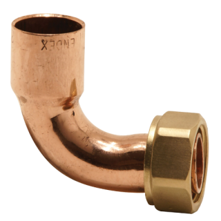 Endfeed Bent Tap Conn 15Mm X 1/2