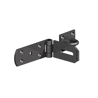 B5352003 GM Heavy Hasp and Staple 8  200mm E/Black