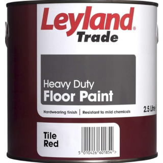 2.5Lt Heavy Duty Floor Paint Tile Red