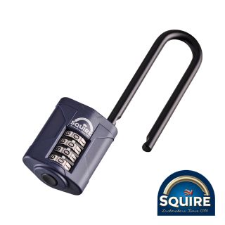 SQR701043 COMBINATION PADLOCK STEEL 2.5 LONG SHACKLE CP40/2.5
