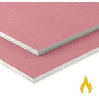 2400X1200X12.5mm (FR) Tapered Edge Fire Plaster Board