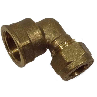 COMPRESSION ADAPTOR ELBOW 10MM X 3/8 FEMALE PC200-02
