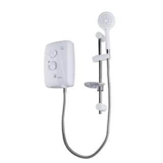 Triton T80z Electric Shower Fast-Fit 7.5Kw White/Chrome