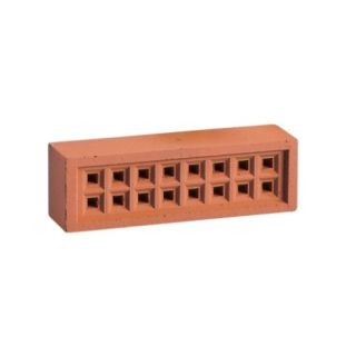 9 X 3 Square Hole Air Brick Clay Red(65mm x 217mm)
