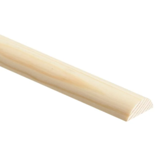Tm589 Half Rnd 12 X 6Mm Pine 2.4M (B) PEFC