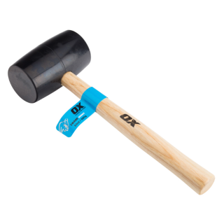 OX-T081724  TRADE BLACK RUBBER MALLET 24OZ