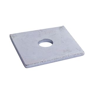 M10 X 50 X 50 X 3 Square Plate Washer - Bzp 30 Pcs