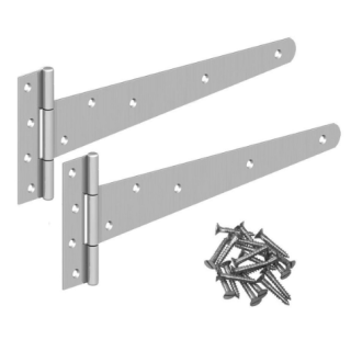 5023501 14 Galv Medium Tee Hinges - Pair