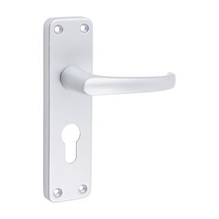 200647 155 X 40mm Contractors Euro Profile Lever Lock Handles