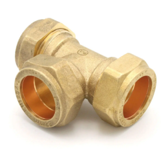 Compression Equal Tee 22Mm