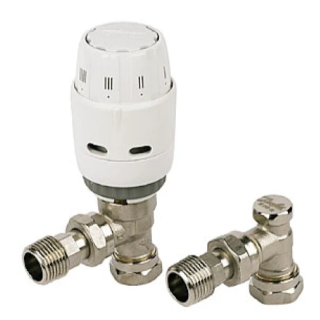 Danfoss Ras-C2 Combi Pack A Push Fit 10mm Trv 013G6060 Rad Valve