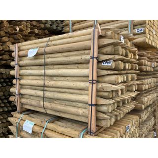 1.8m X 75m Round Green Post