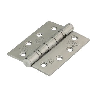 334843 Grade 13 Fire Door Hinges Polished Stainless Steel