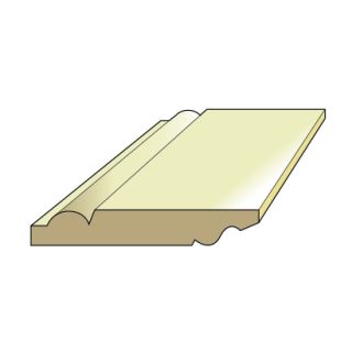 25 X 125 Unsorted Redwood Torus/Ogee Skirting FSC