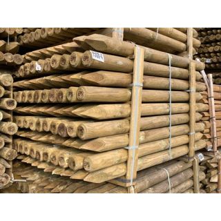 1.8m X 100mm Round Green Post