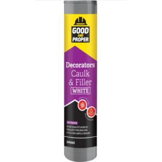 Good & Proper Decorators Caulk Filler White
