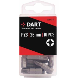 DDBPZ3-10 DART PZ3 25MM DART DRIVER BIT PK10