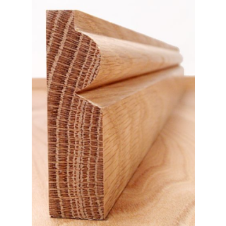 25 x  75 American White Oak Kiln Dried Torus Architrave (20 x 70mm FINISH)  PEFC