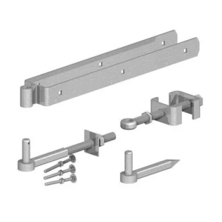 B0306001 FIELD GATE DBL STRAP HINGE SETS 24 600MM GALV